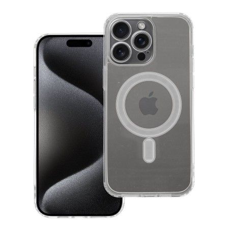 Funda Magnética Transparente para Iphone 15 Pro Max (6.7)