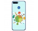 Funda Gel Tpu para Huawei Honor 7A / Y6 2018 Diseño Familia Dibujos