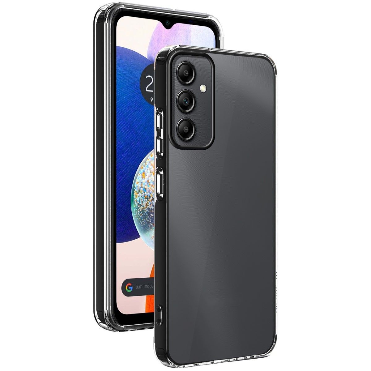 Funda Híbrida (PC + Tpu) Transparente para Samsung Galaxy A14 4G / 5G