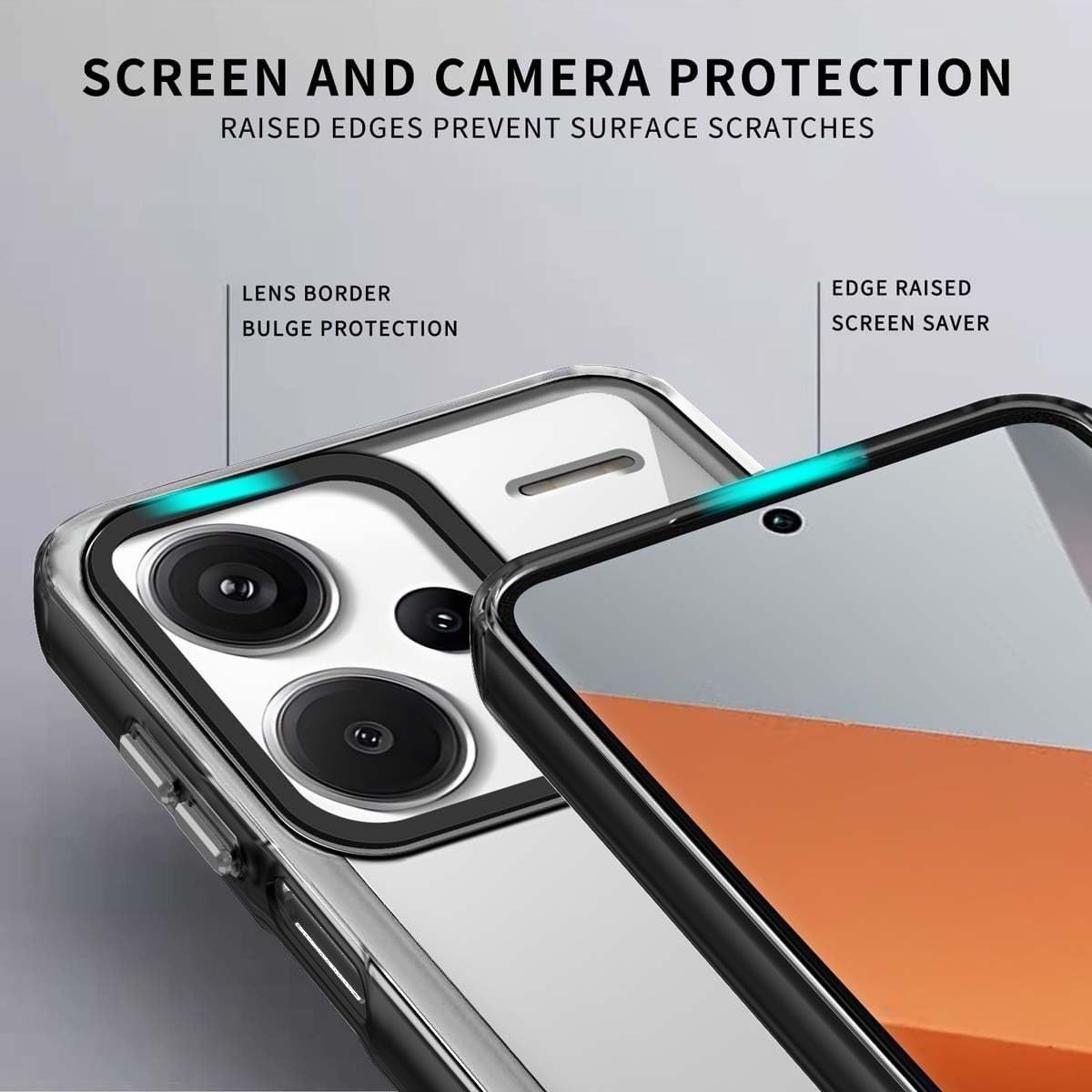 Funda Híbrida (PC + Tpu) Transparente para Xiaomi Redmi 13C