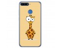 Funda Gel Tpu para Huawei Honor 7A / Y6 2018 Diseño Jirafa Dibujos