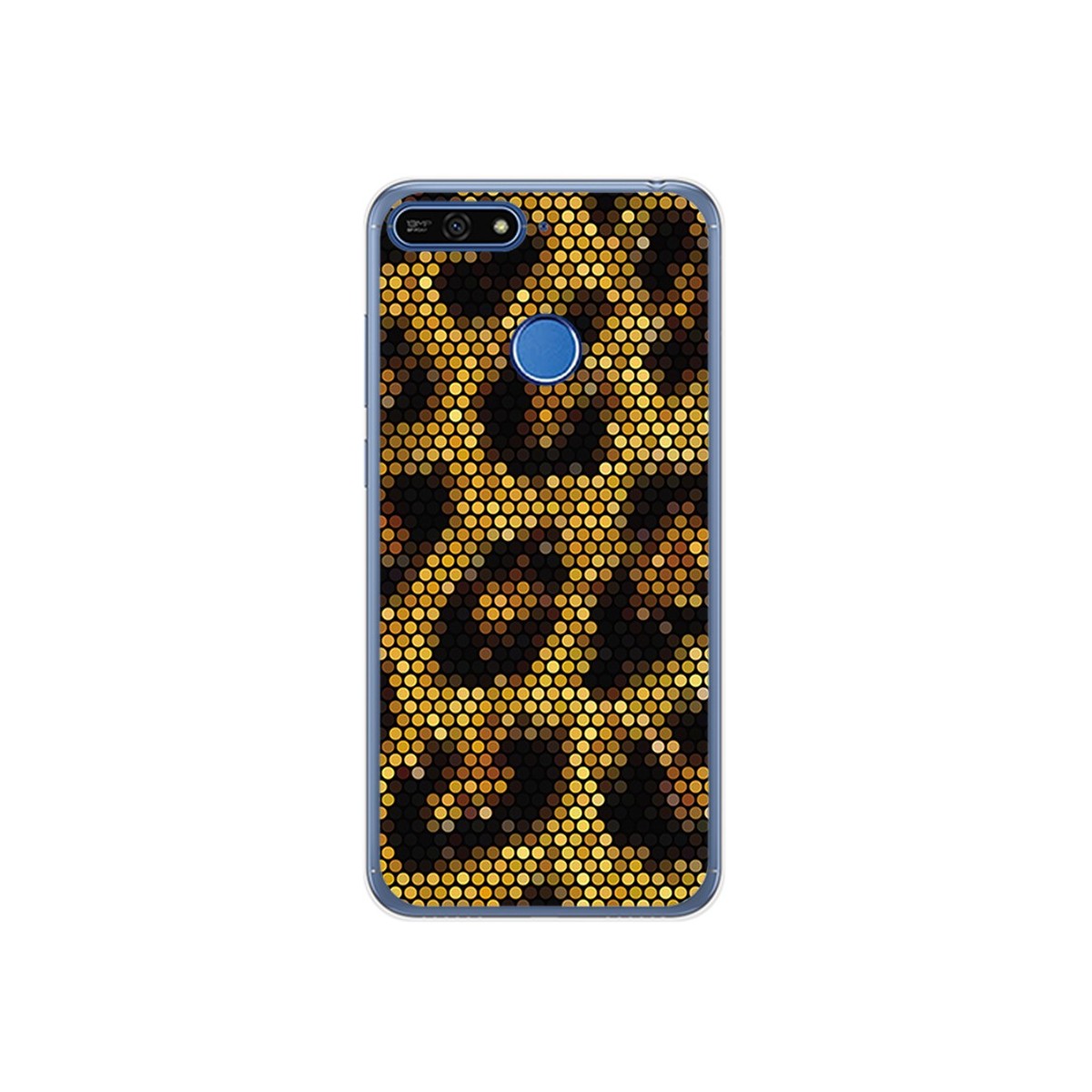Funda Gel Tpu para Huawei Honor 7A / Y6 2018 Diseño Leopardo Dibujos