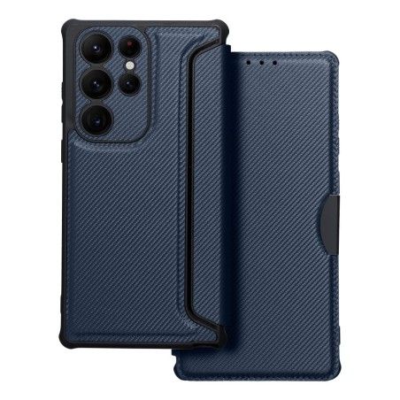 Funda Libro Magnética Antigolpes para Samsung Galaxy S24 Ultra 5G color Azul