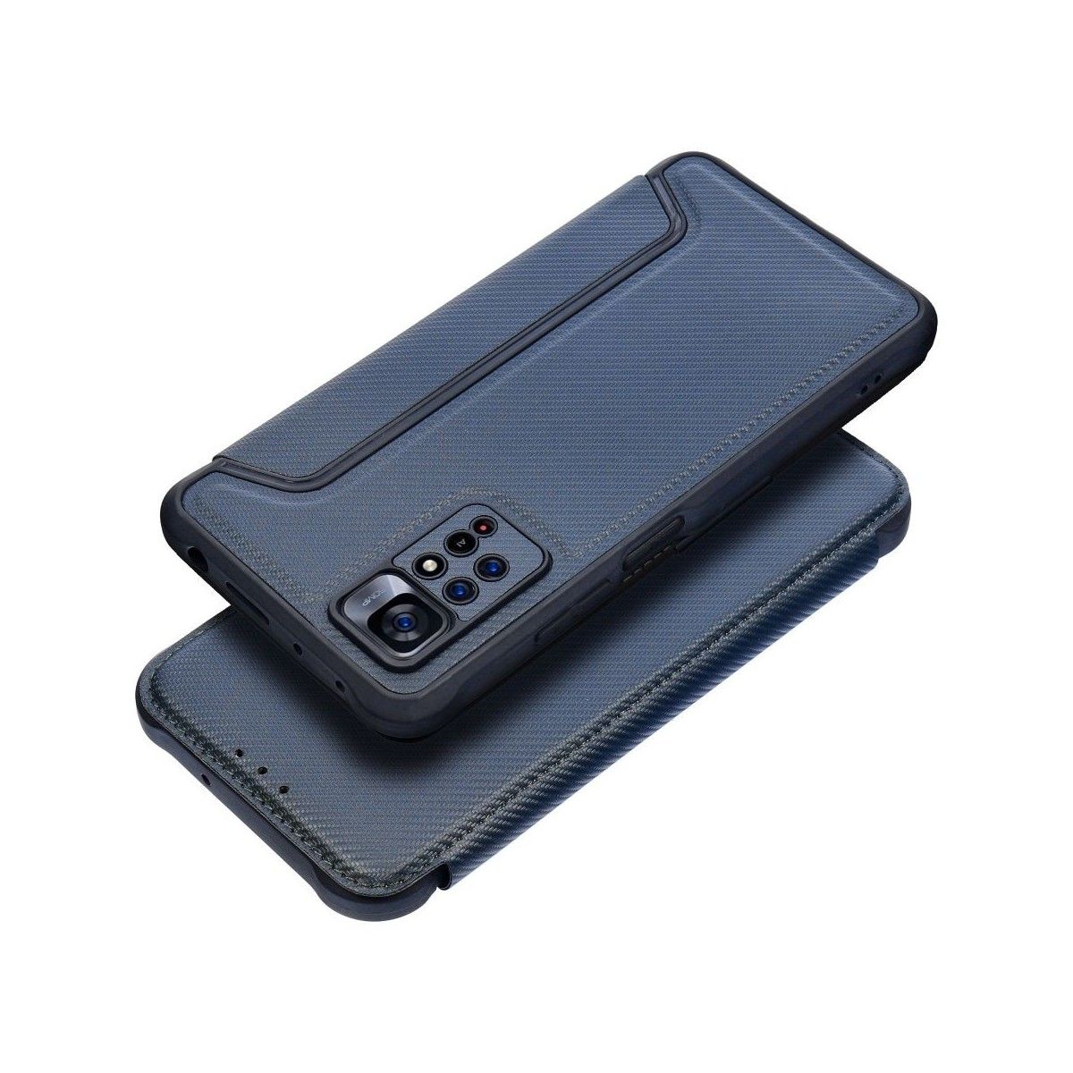 Funda Libro Magnética Antigolpes para Xiaomi Redmi Note 12 Pro 4G color Azul