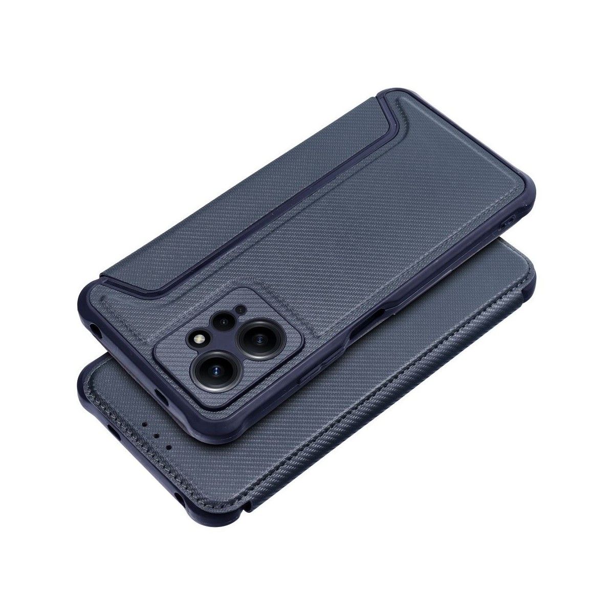 Funda Libro Magnética Antigolpes para Xiaomi Redmi Note 12 4G color Azul