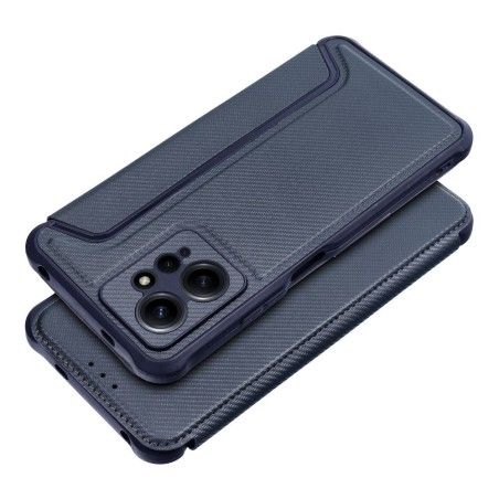 Funda Libro Magnética Antigolpes para Xiaomi Redmi Note 12 4G color Azul