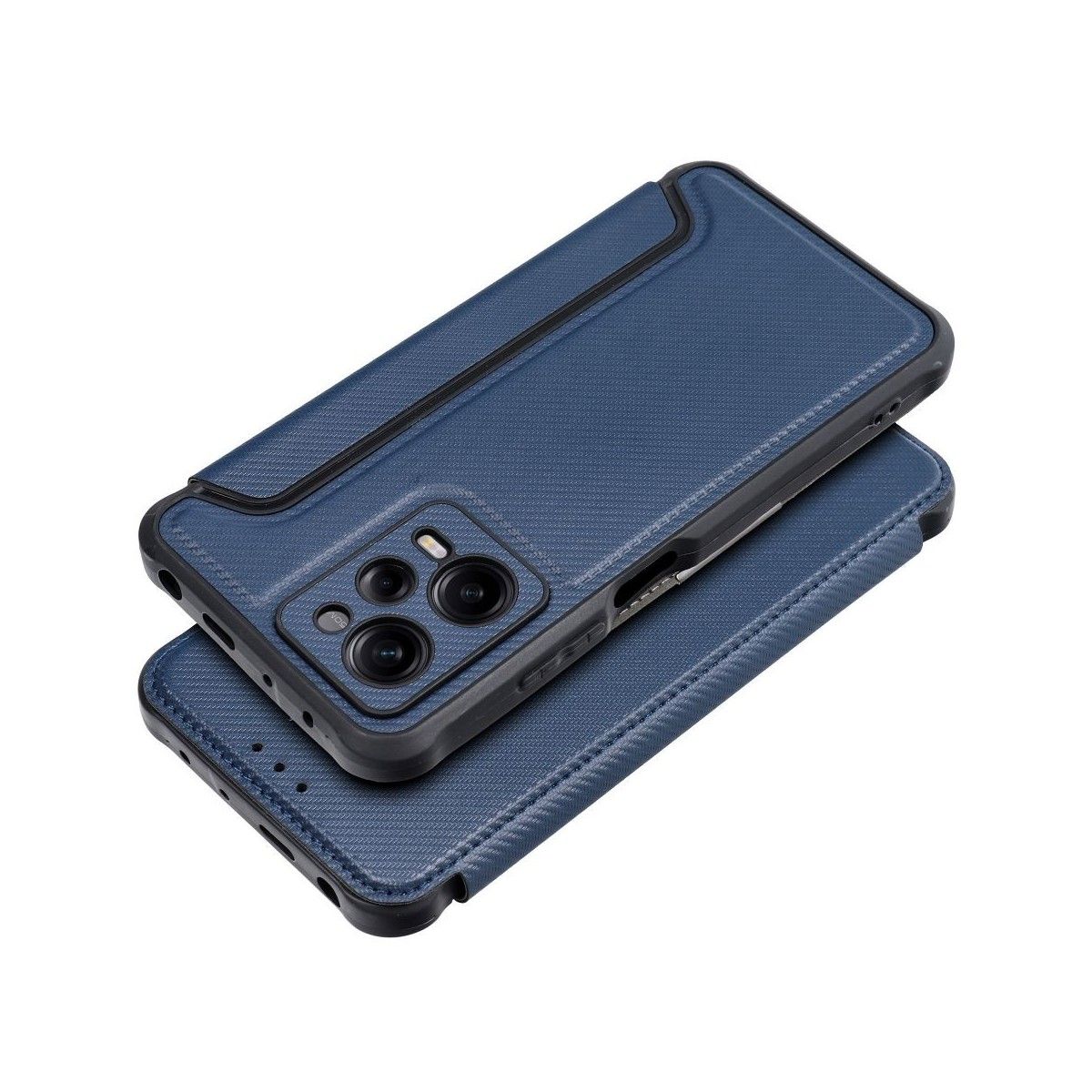 Funda Libro Magnética Antigolpes para Xiaomi Redmi Note 12 Pro 5G color Azul