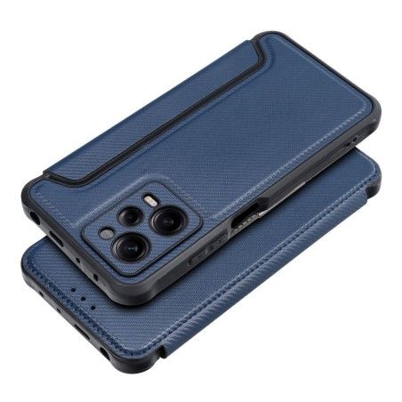 Funda Libro Magnética Antigolpes para Xiaomi Redmi Note 12 Pro 5G color Azul