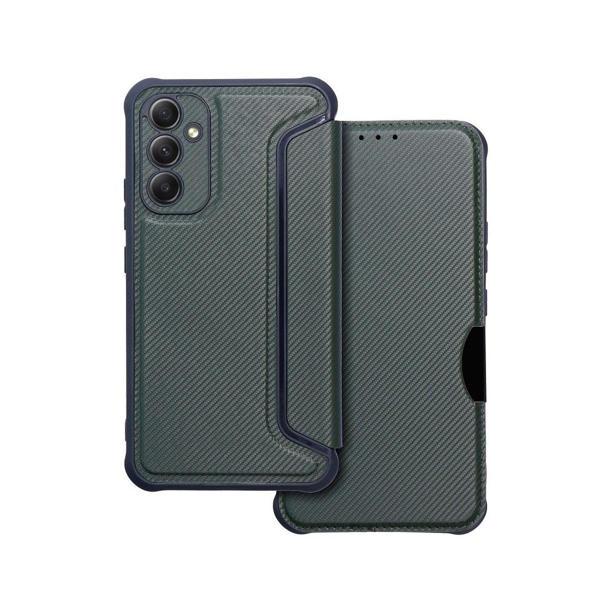 Funda Libro Magnética Antigolpes para Samsung Galaxy A15 4G / 5G color Verde