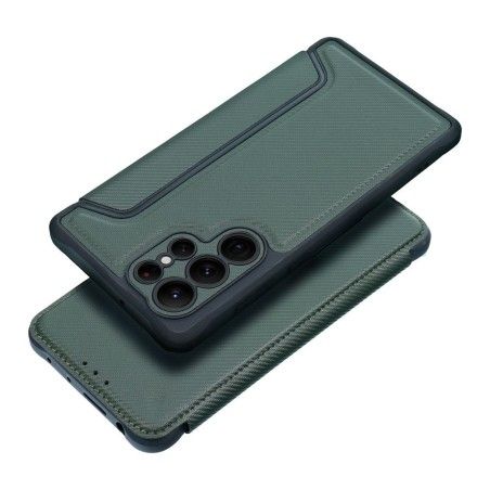 Funda Libro Magnética Antigolpes para Samsung Galaxy S24 Ultra 5G color Verde