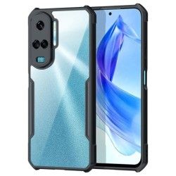Funda Transparente Reforzada con Borde Negro para Huawei Honor 90 lite 5G