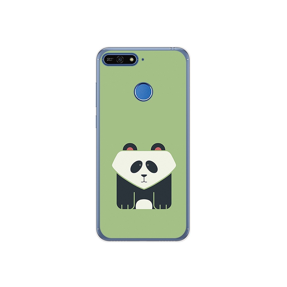 Funda Gel Tpu para Huawei Honor 7A / Y6 2018 Diseño Panda Dibujos