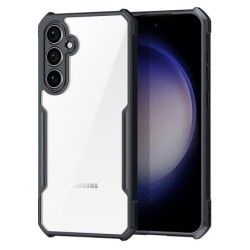 Funda Transparente Reforzada con Borde Negro para Samsung Galaxy S23 FE 5G