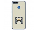 Funda Gel Tpu para Huawei Honor 7A / Y6 2018 Diseño Pingüino Dibujos
