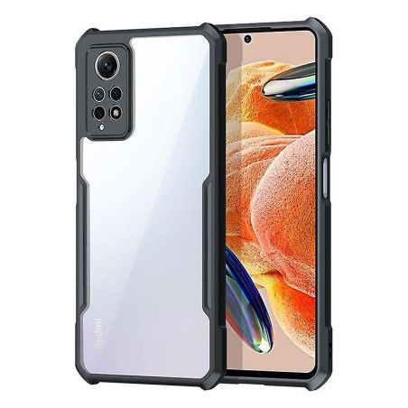 Funda Transparente Reforzada con Borde Negro para Xiaomi Redmi Note 11 Pro / 11 Pro 5G