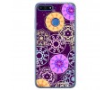 Funda Gel Tpu para Huawei Honor 7A / Y6 2018 Diseño Radial Dibujos