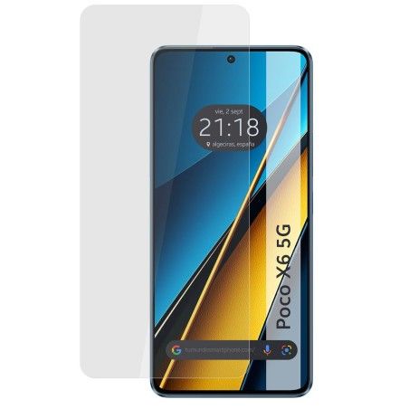 Protector Cristal Templado para Xiaomi Poco X6 5G Vidrio