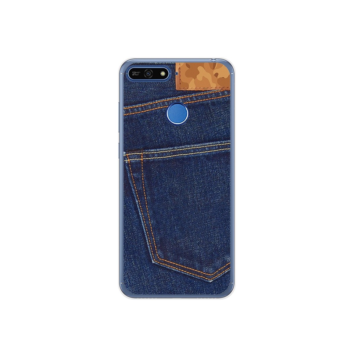 Funda Gel Tpu para Huawei Honor 7A / Y6 2018 Diseño Vaquero Dibujos