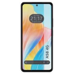 Protector Cristal Templado Completo 5D Full Glue Negro para Oppo A58 4G Vidrio 2