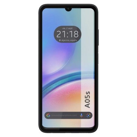 Protector Cristal Templado Completo 5D Full Glue Negro para Samsung Galaxy A05s Vidrio