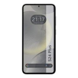Protector Cristal Templado Completo 5D Full Glue Negro para Samsung Galaxy S24+ Plus 5G Vidrio 2