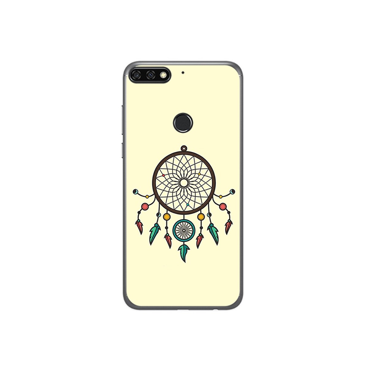 Funda Gel Tpu para Huawei Honor 7C / Y7 2018 Diseño Atrapasueños Dibujos