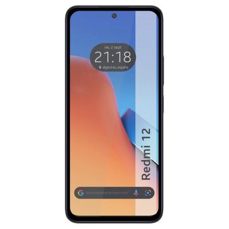 Protector Cristal Templado Completo 5D Full Glue Negro para Xiaomi Redmi 12 5G Vidrio