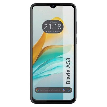 Protector Cristal Templado Completo 5D Full Glue Negro para Zte Blade A53 Vidrio