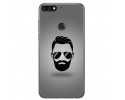 Funda Gel Tpu para Huawei Honor 7C / Y7 2018 Diseño Barba Dibujos