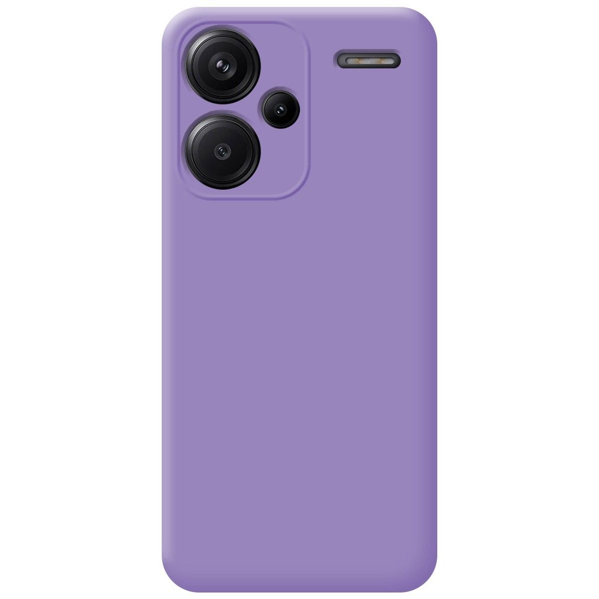 Funda Silicona Líquida Ultra Suave para Xiaomi Redmi Note 13 Pro+ Plus 5G color Morada