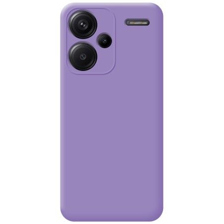 Funda Silicona Líquida Ultra Suave para Xiaomi Redmi Note 13 Pro+ Plus 5G color Morada