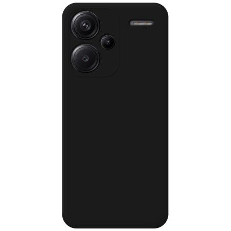 Funda Silicona Líquida Ultra Suave para Xiaomi Redmi Note 13 Pro+ Plus 5G color Negra