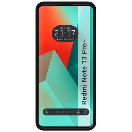 Funda Silicona Líquida Ultra Suave para Xiaomi Redmi Note 13 Pro+ Plus 5G color Negra