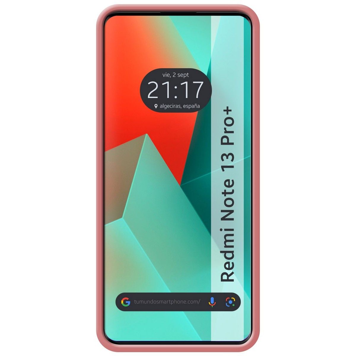 Funda Silicona Líquida Ultra Suave para Xiaomi Redmi Note 13 Pro+ Plus 5G color Rosa