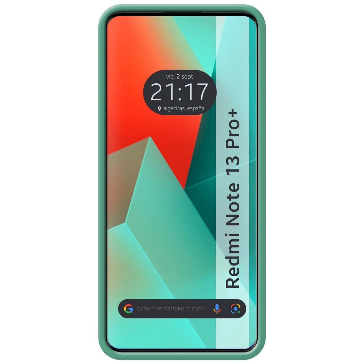 Funda Silicona Líquida Ultra Suave para Xiaomi Redmi Note 13 Pro+ Plus 5G color Verde