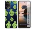 Funda Silicona Transparente para TCL 40 NXTPAPER diseño Cactus Dibujos