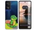 Funda Silicona Transparente para TCL 40 NXTPAPER diseño Coco Dibujos