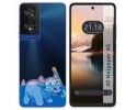 Funda Silicona Transparente para TCL 40 NXTPAPER diseño Hipo Dibujos