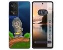 Funda Silicona Transparente para TCL 40 NXTPAPER diseño Mono Dibujos