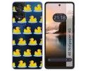 Funda Silicona Transparente para TCL 40 NXTPAPER diseño Pato Dibujos