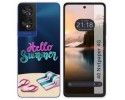 Funda Silicona Transparente para TCL 40 NXTPAPER diseño Summer Dibujos