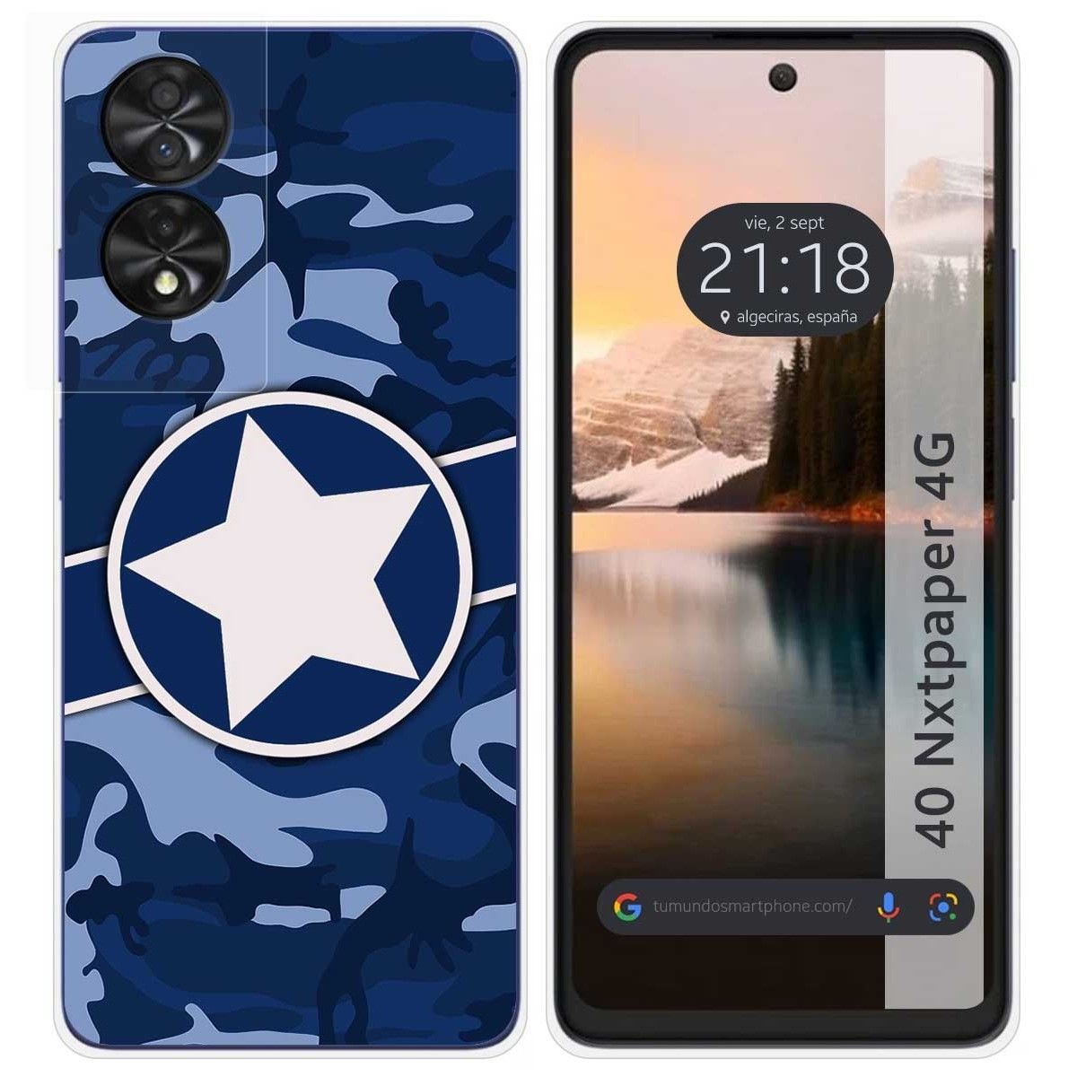 Funda Silicona para TCL 40 NXTPAPER diseño Camuflaje 03 Dibujos