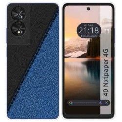 Funda Silicona para TCL 40 NXTPAPER diseño Cuero 02 Dibujos