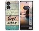 Funda Silicona para TCL 40 NXTPAPER diseño Madera 01 Dibujos