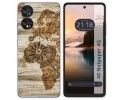 Funda Silicona para TCL 40 NXTPAPER diseño Madera 07 Dibujos