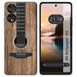 Funda Silicona para TCL 40 NXTPAPER diseño Madera 11 Dibujos