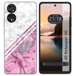 Funda Silicona para TCL 40 NXTPAPER diseño Mármol 03 Dibujos