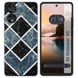 Funda Silicona para TCL 40 NXTPAPER diseño Mármol 06 Dibujos