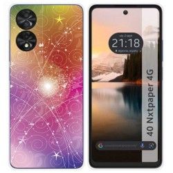 Funda Silicona para TCL 40 NXTPAPER diseño Abstracto Dibujos