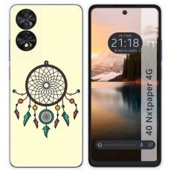 Funda Silicona para TCL 40 NXTPAPER diseño Atrapasueños Dibujos